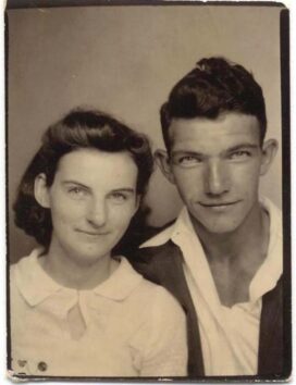 Kenneth and Helen Felumlee in the early days of their marriage
