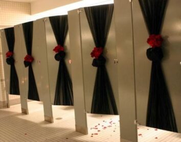 bathrooms decoration for wedding