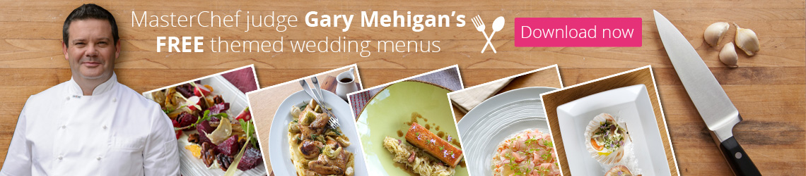 Masterchef judge Gary Mehigan styles wedding menus for Easy Weddings