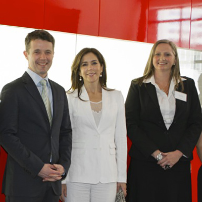 Prince Frederik with Princess Mary
