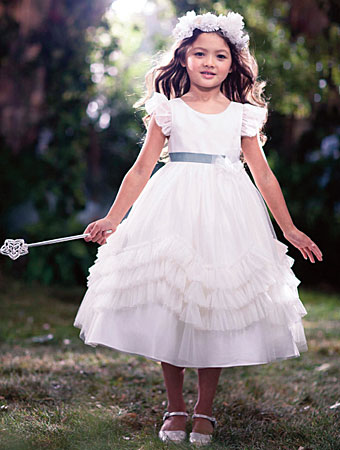 Whimsical flower girl dress