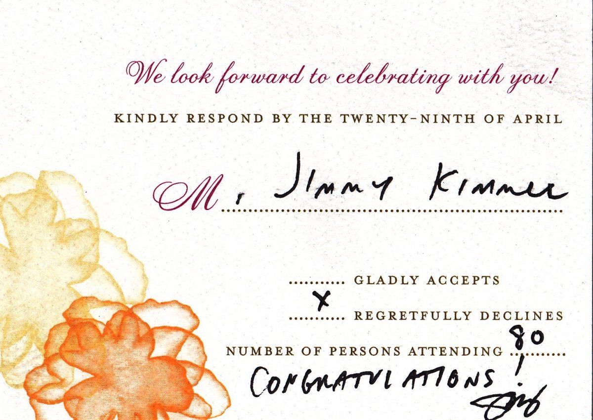 Jimmy Kimmel invitation decline