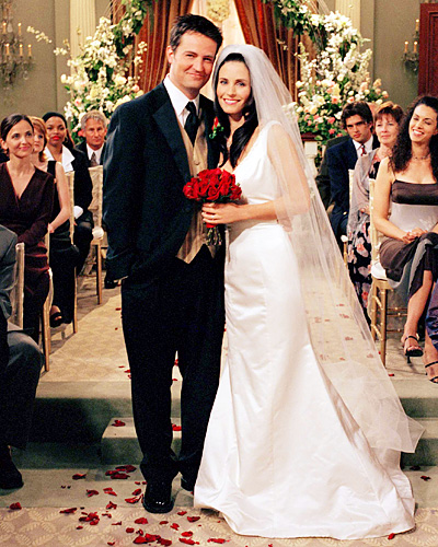 Monica and Chandler wedding friends 