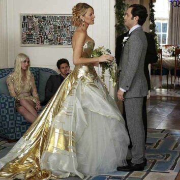 Serena wedding dress Image Gossip Girl via Facebook