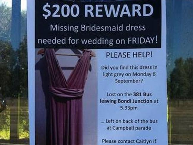 Bridesmaids' lost dress (1)
