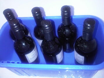 De-labelling the Cabernet Merlot bottles