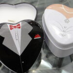 bride and groom confectionery boxes