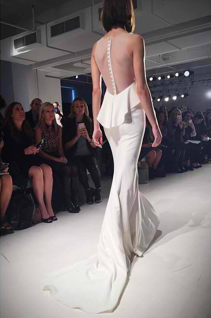 aida wedding gown form amsale's 2015 fall collection