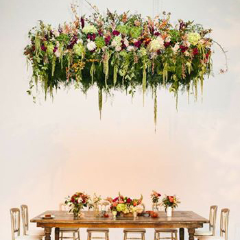 floral instalation for weddings
