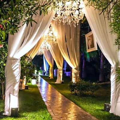 great wedding aisle decor