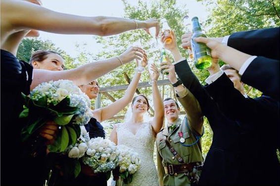 Getting married is thirsty work, and if anyone deserves a cold tipple after all those weeks, months and even years of planning, it’s your bridesmaids and groomsmen. Plus, we already know who they can toast to….