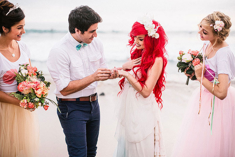 Little Mermaid themed wedding (4)