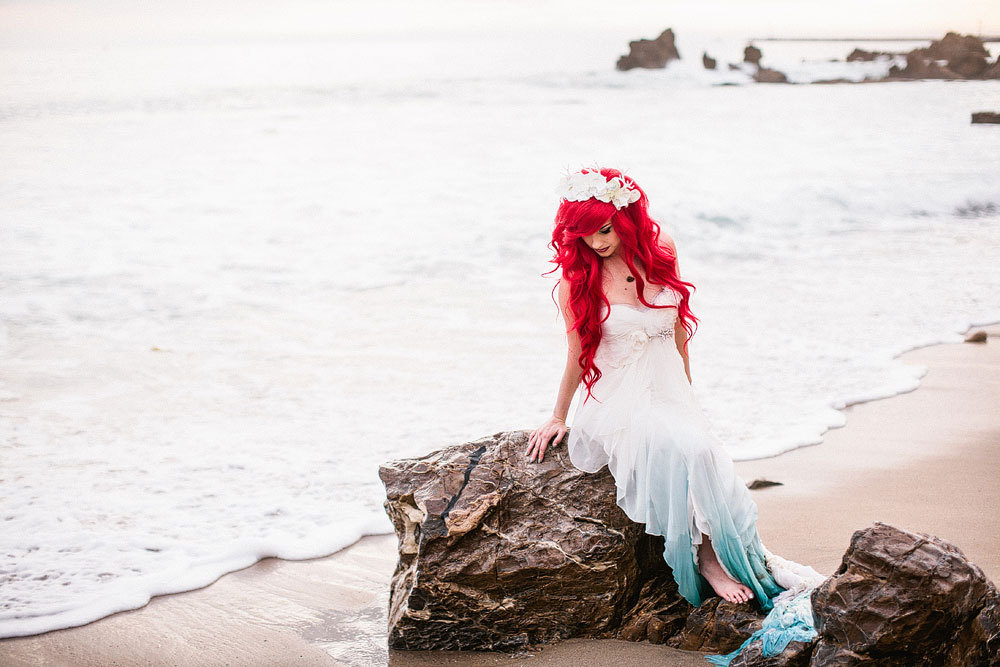 Little mermaid hotsell inspired wedding dress