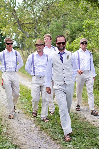 grooms wedding style - boho