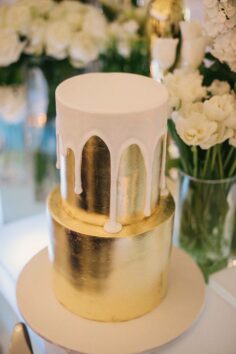 disco wedding cake