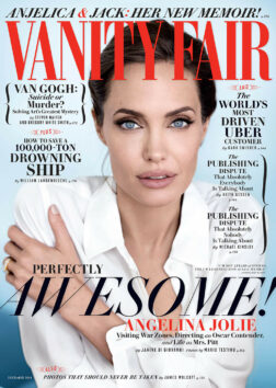 Angelina Jolie on September's cover of Vanity Fair magazine