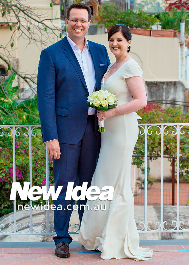 Kieren Perkins weds in Italy. Image: New Idea