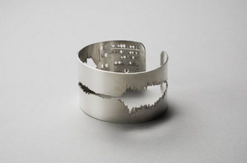 waveform non-tradition wedding engagement ring