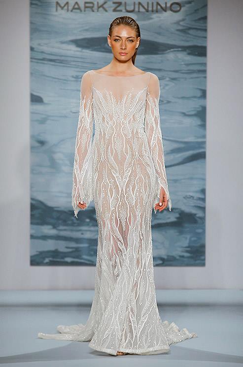 Mark Zunino nude wedding gown