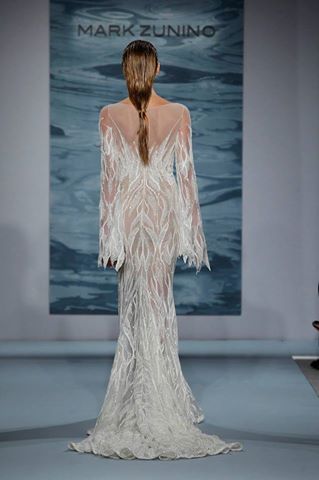Mark Zunino nude wedding gown