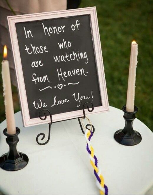 honouring loved ones who have passed away at your wedding