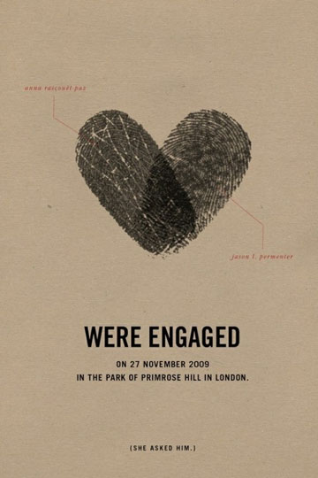 Engagement announcement idea