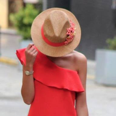 short orange bridesmaids dress