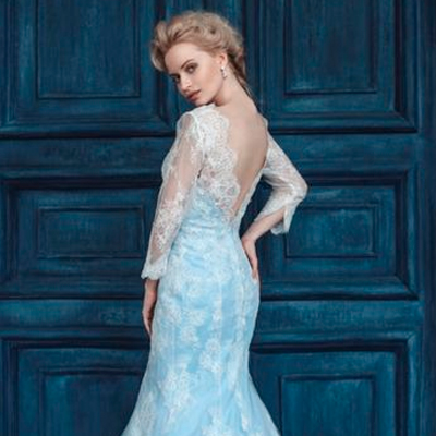 Elsa Inspired Wedding Dress