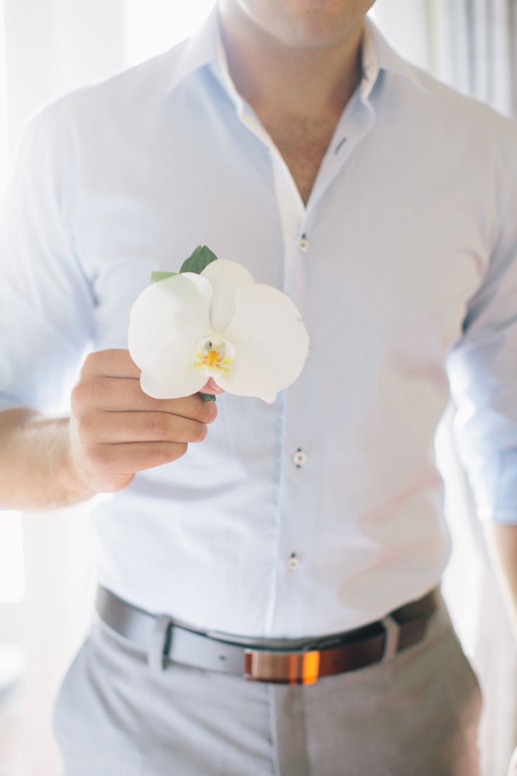 Smart casual groom