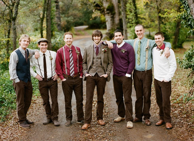 Non traditional shop groomsmen attire