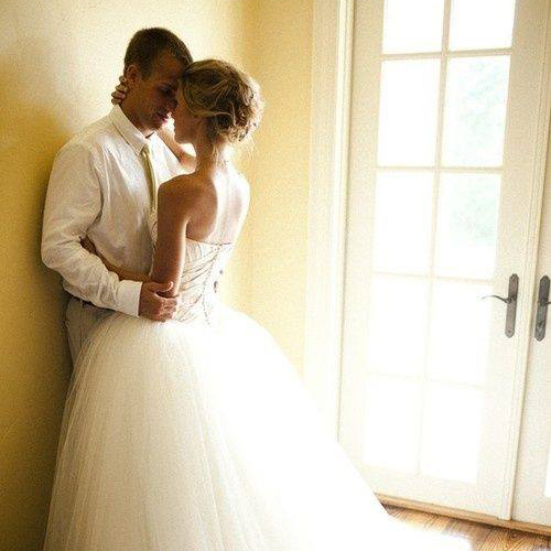 Wonderful intimate wedding photo