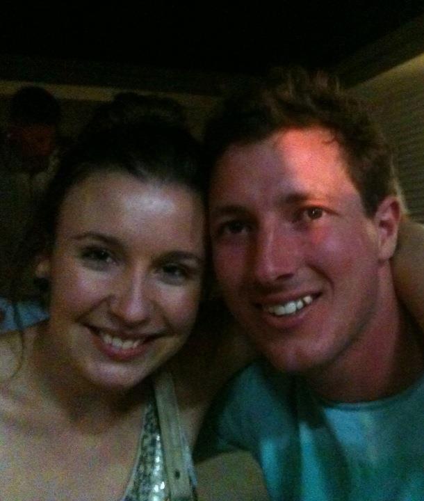 Stephanie Scott and fiance Aaron Leeson-Woolley were due to wed today. Image: Facebook