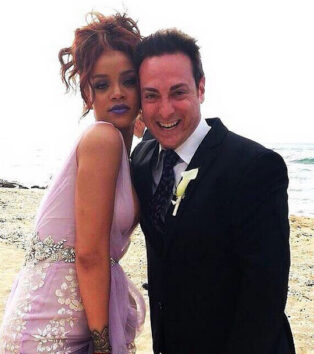Rihanna bridesmaid at wedding