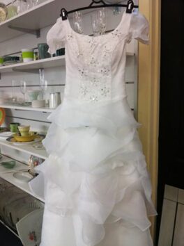 wedding dresses in op shop