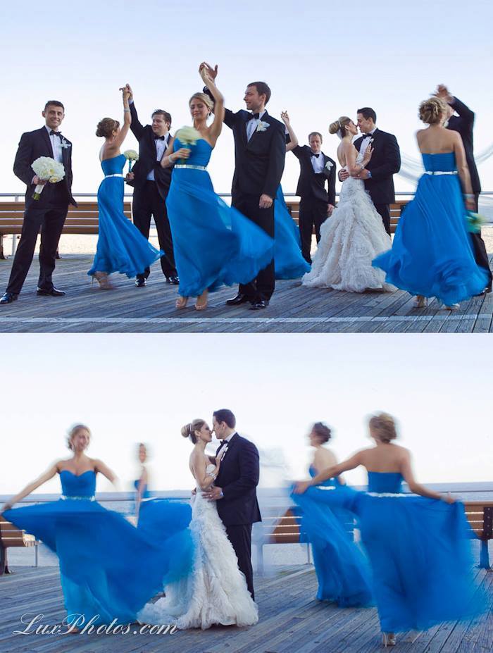 Blue wedding colour scheme