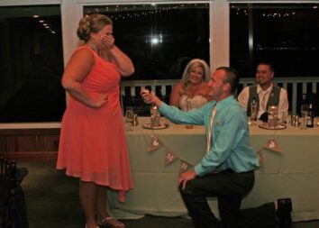 Man proposes at wedding