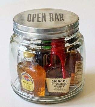 A mini open bar
