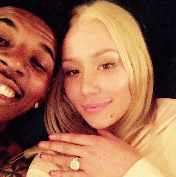 Iggy and James go wedding dress shopping. Image: Iggy Azalea via Twitter