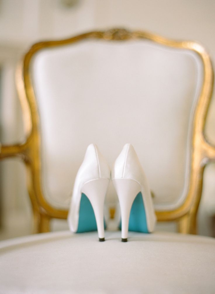 Something Blue Wedding Ideas - High Heels
