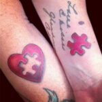 puzzle tattoo couple