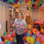 A sea of balloons!
