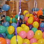 A sea of balloons!