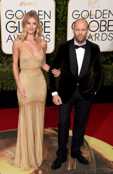 The happy couple posed for photographs at the Golden Globe awards Image Getty Images via Daily Mail
