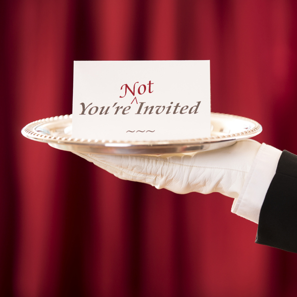 How do I tell my friend her partner isn't invited to my wedding?