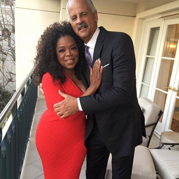 Oprah Winfrey and Stedman Graham