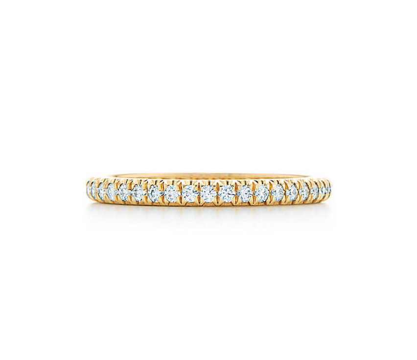 Tiffany gold wedding band