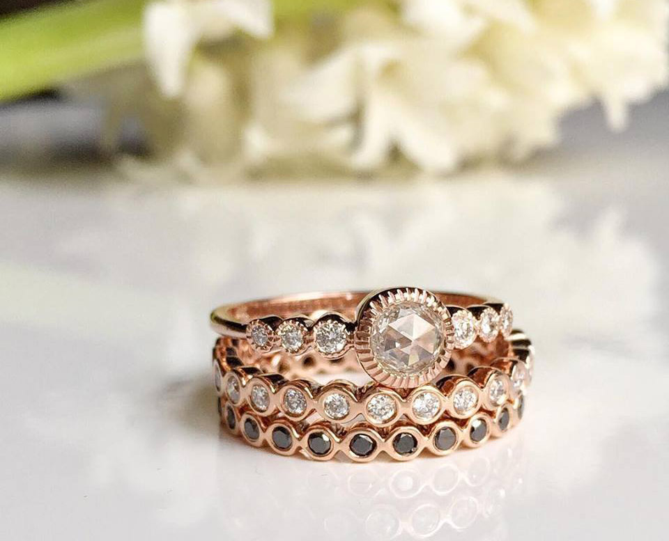 Trending: Stackable Engagement Rings!