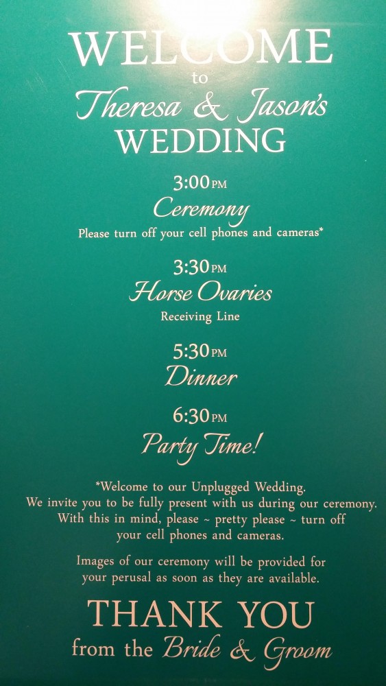 wedding invitation typo