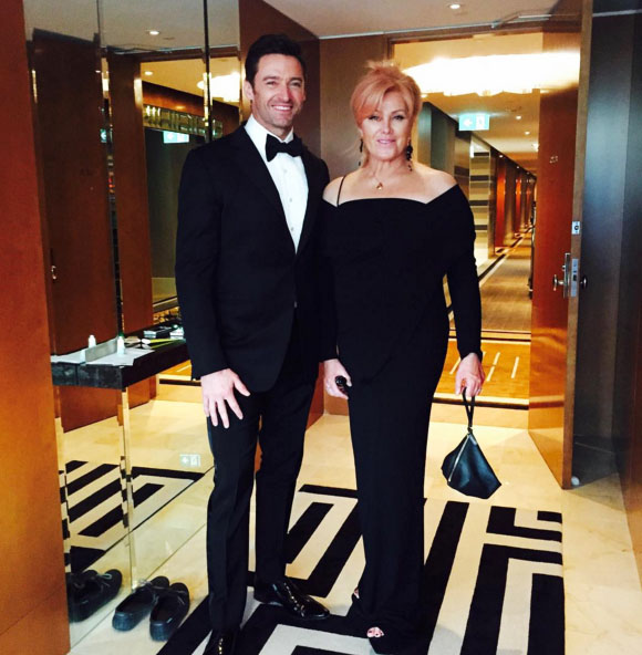 Hugh and Deborra-Lee