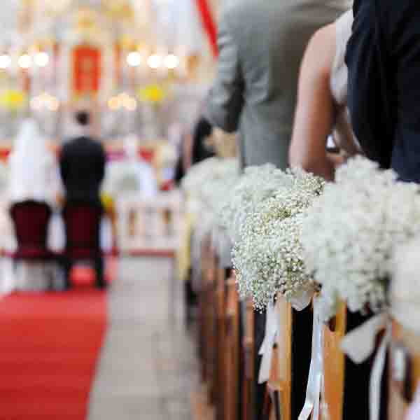 traditional church wedding thumn